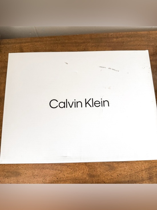 NWT Calvin Klein Quen Ankle Strap Block Heel Sandal - Picture 7 of 8